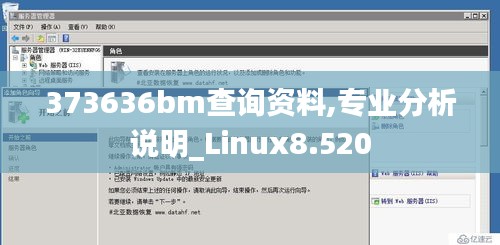 373636bm查询资料,专业分析说明_Linux8.520