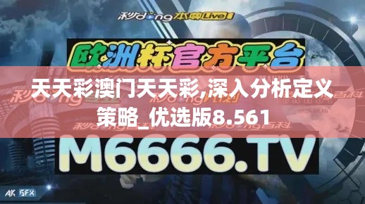 天天彩澳门天天彩,深入分析定义策略_优选版8.561