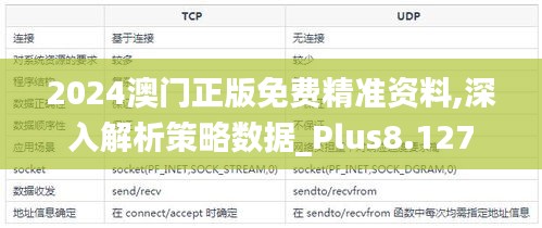 2024澳门正版免费精准资料,深入解析策略数据_Plus8.127