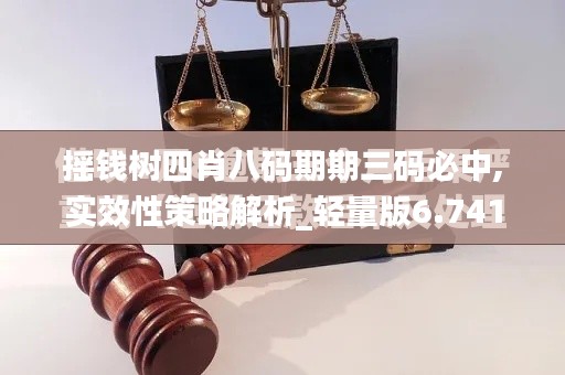 摇钱树四肖八码期期三码必中,实效性策略解析_轻量版6.741