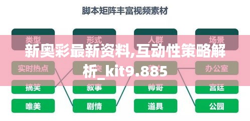 新奥彩最新资料,互动性策略解析_kit9.885