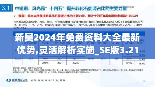 新奥2024年免费资料大全最新优势,灵活解析实施_SE版3.219