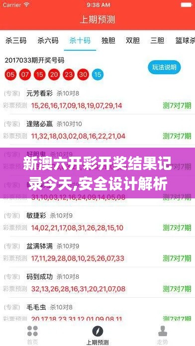 新澳六开彩开奖结果记录今天,安全设计解析方案_优选版4.791