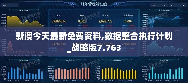 新澳今天最新免费资料,数据整合执行计划_战略版7.763