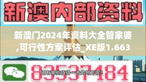 新澳门2024年资料大全管家婆,可行性方案评估_XE版1.663