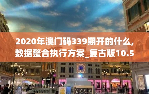 2020年澳门码339期开的什么,数据整合执行方案_复古版10.549