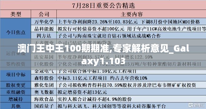 澳门王中王100期期准,专家解析意见_Galaxy1.103