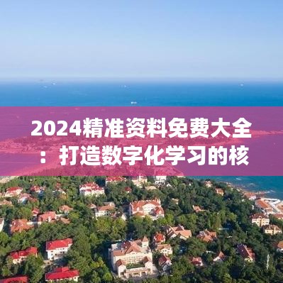 2024精准资料免费大全：打造数字化学习的核心竞争力