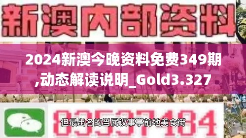 2024新澳今晚资料免费349期,动态解读说明_Gold3.327