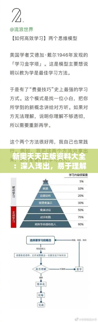 新奥天天正版资料大全：深入浅出，易于理解，全面提高学习效率