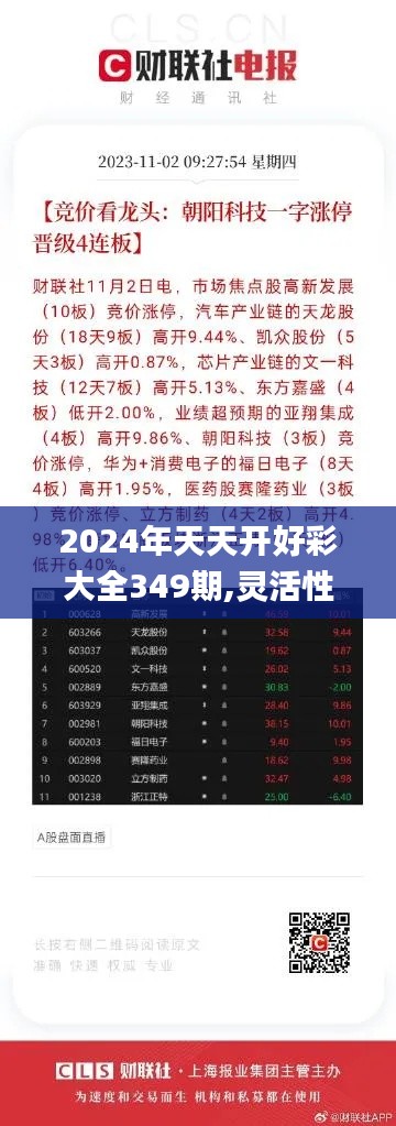 2024年天天开好彩大全349期,灵活性计划实施_影像版3.657