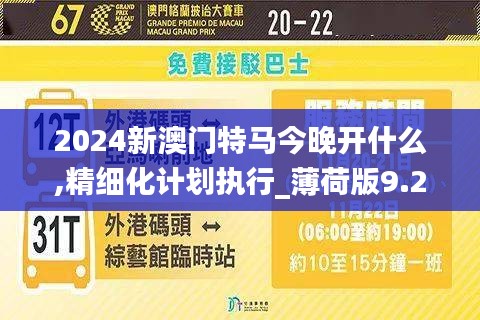 2024新澳门特马今晚开什么,精细化计划执行_薄荷版9.273