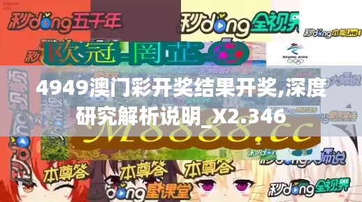 4949澳门彩开奖结果开奖,深度研究解析说明_X2.346