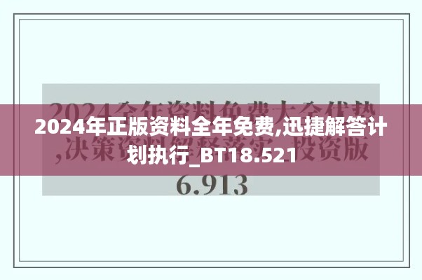 2024年正版资料全年免费,迅捷解答计划执行_BT18.521