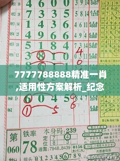 7777788888精准一肖,适用性方案解析_纪念版3.862