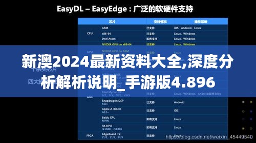 新澳2024最新资料大全,深度分析解析说明_手游版4.896