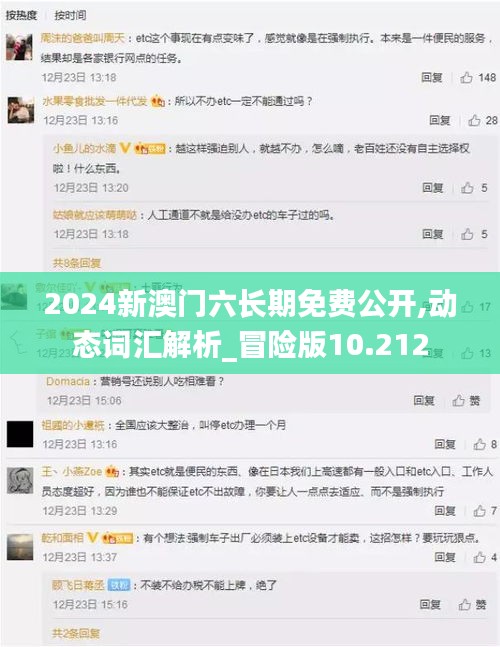 2024新澳门六长期免费公开,动态词汇解析_冒险版10.212