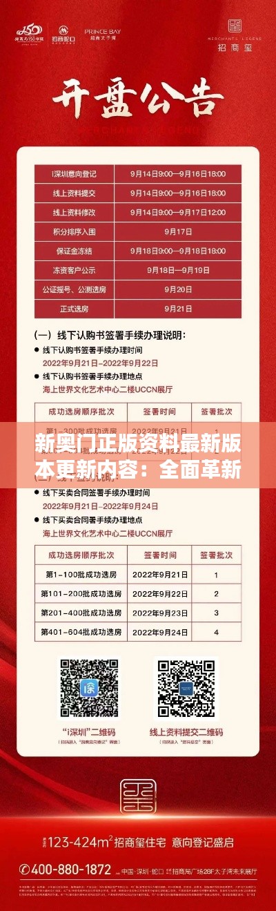 新奥门正版资料最新版本更新内容：全面革新，资料价值巅峰