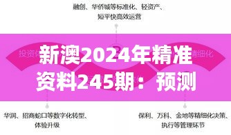 新澳2024年精准资料245期：预测投资风向，把握时代脉搏