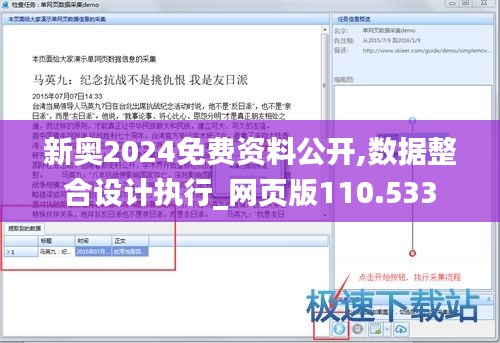 新奥2024免费资料公开,数据整合设计执行_网页版110.533